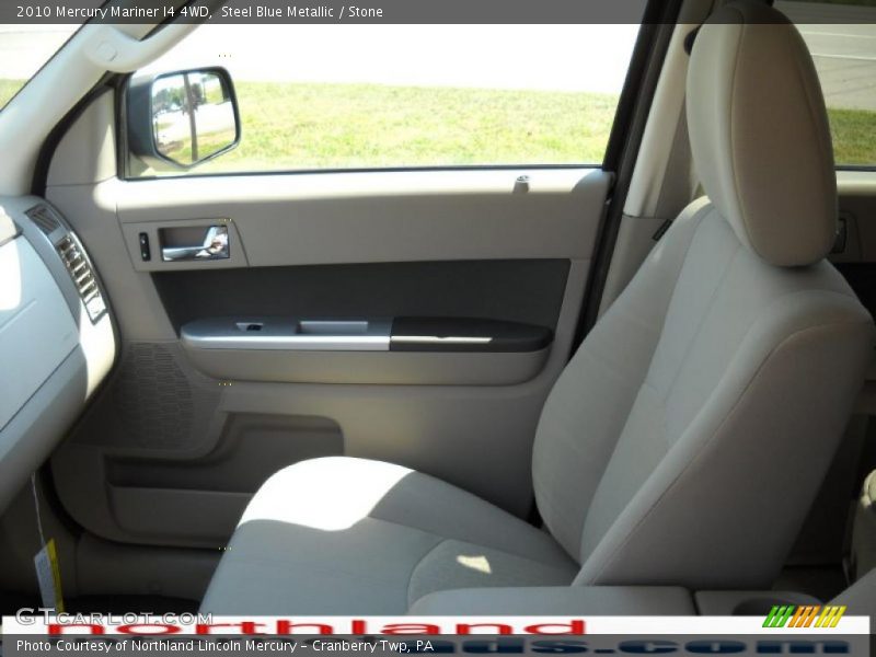 Steel Blue Metallic / Stone 2010 Mercury Mariner I4 4WD
