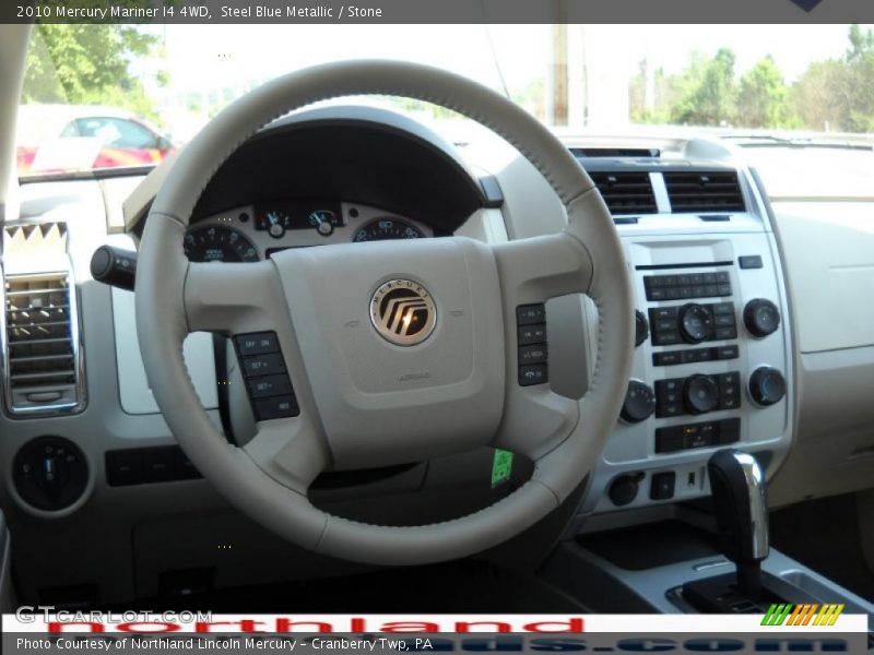 Steel Blue Metallic / Stone 2010 Mercury Mariner I4 4WD