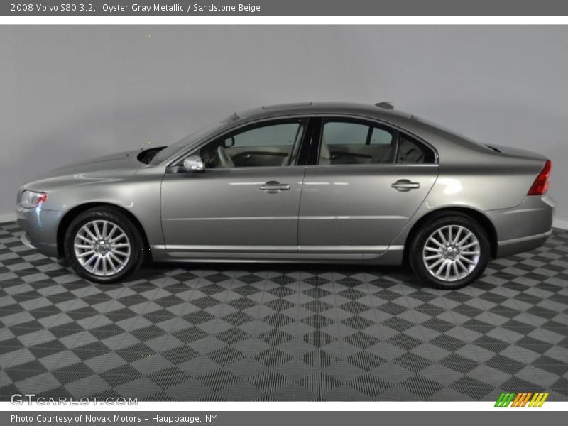 Oyster Gray Metallic / Sandstone Beige 2008 Volvo S80 3.2