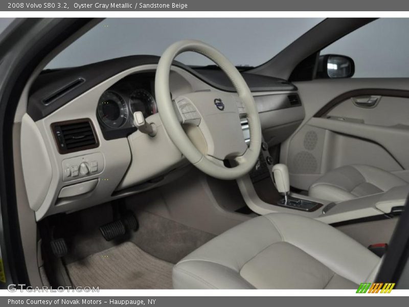 Oyster Gray Metallic / Sandstone Beige 2008 Volvo S80 3.2