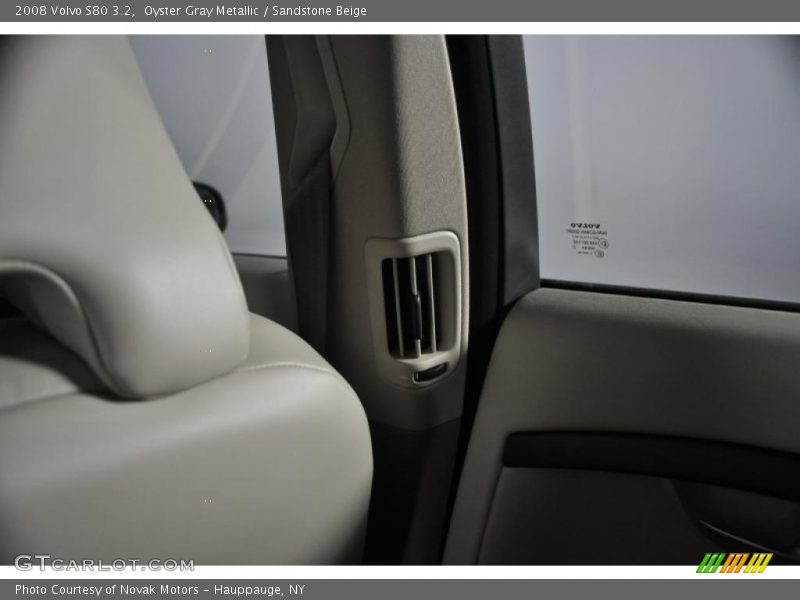 Oyster Gray Metallic / Sandstone Beige 2008 Volvo S80 3.2