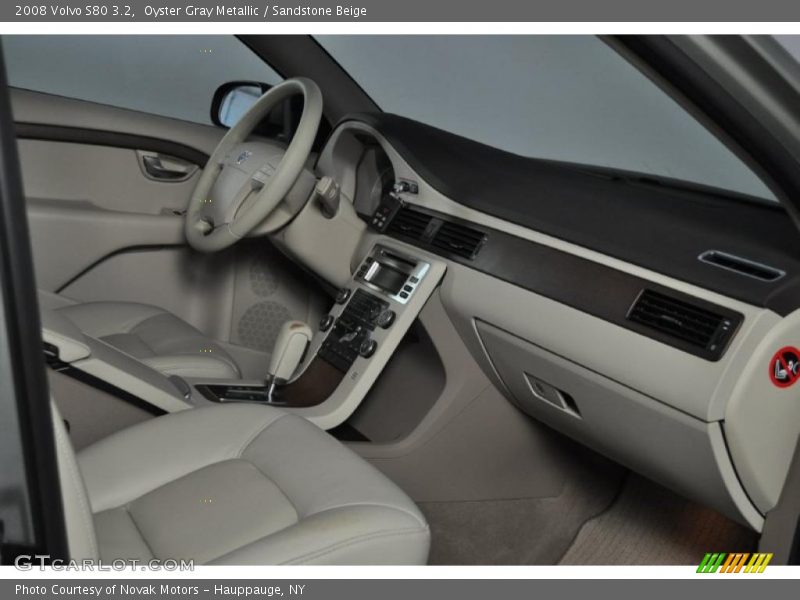 Oyster Gray Metallic / Sandstone Beige 2008 Volvo S80 3.2