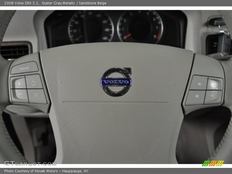 Oyster Gray Metallic / Sandstone Beige 2008 Volvo S80 3.2