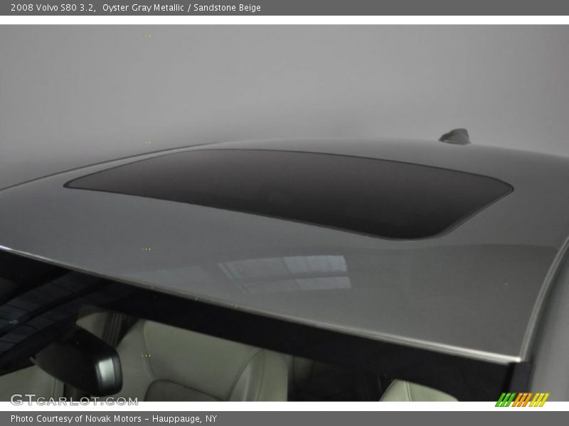 Oyster Gray Metallic / Sandstone Beige 2008 Volvo S80 3.2