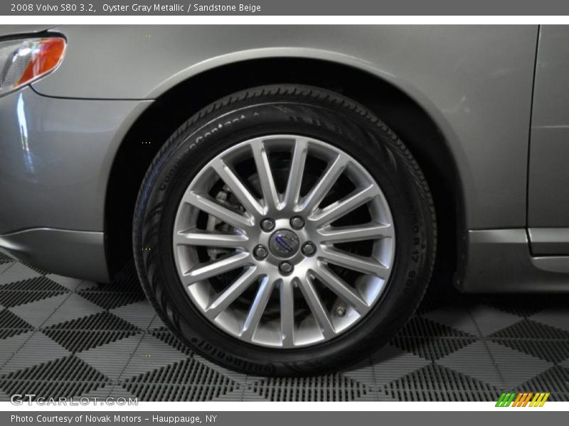 Oyster Gray Metallic / Sandstone Beige 2008 Volvo S80 3.2