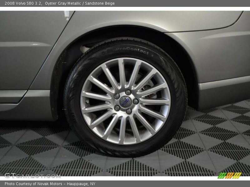 Oyster Gray Metallic / Sandstone Beige 2008 Volvo S80 3.2