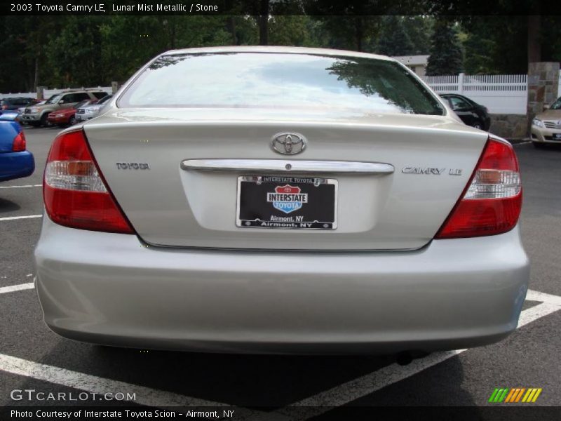 Lunar Mist Metallic / Stone 2003 Toyota Camry LE