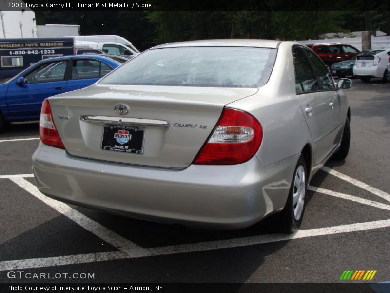 Lunar Mist Metallic / Stone 2003 Toyota Camry LE