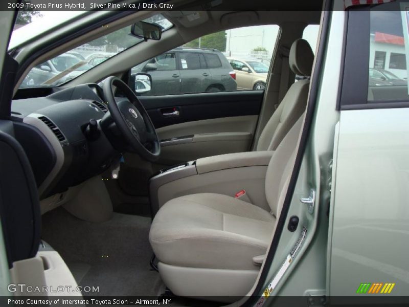 Silver Pine Mica / Dark Gray 2009 Toyota Prius Hybrid