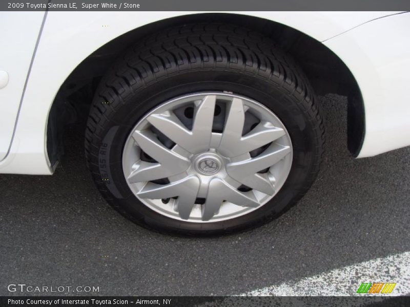 Super White / Stone 2009 Toyota Sienna LE