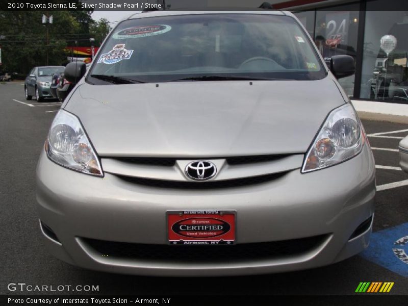 Silver Shadow Pearl / Stone 2010 Toyota Sienna LE