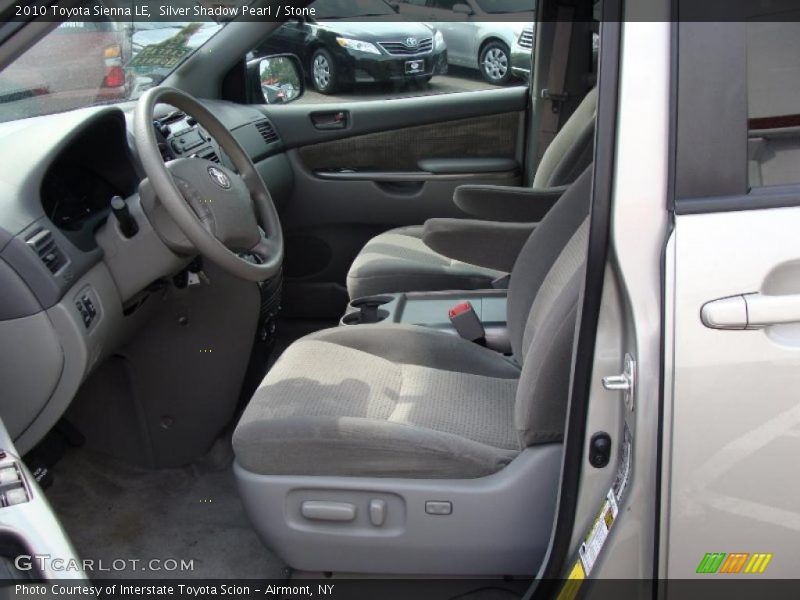 Silver Shadow Pearl / Stone 2010 Toyota Sienna LE
