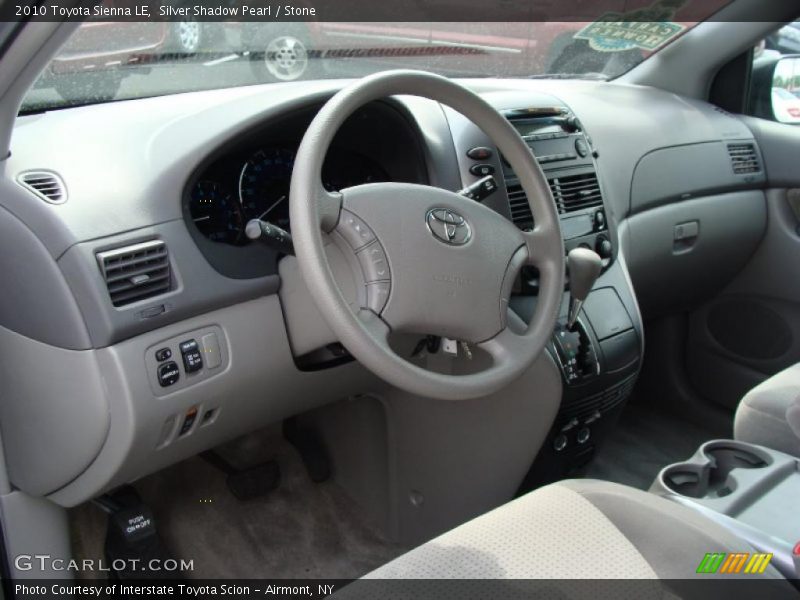 Silver Shadow Pearl / Stone 2010 Toyota Sienna LE