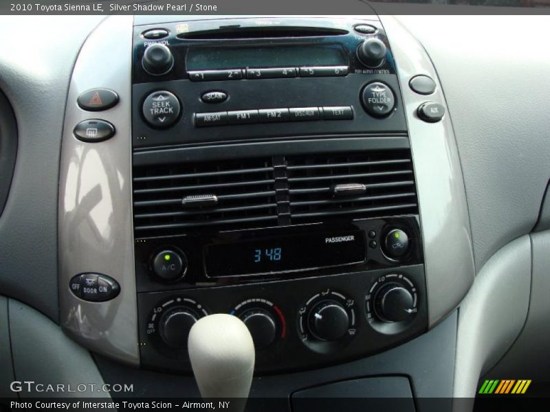 Silver Shadow Pearl / Stone 2010 Toyota Sienna LE