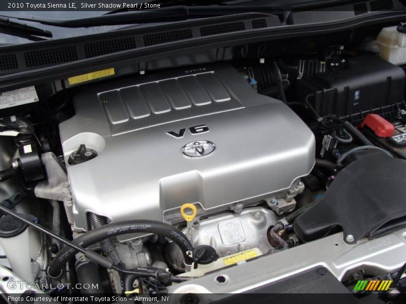 Silver Shadow Pearl / Stone 2010 Toyota Sienna LE