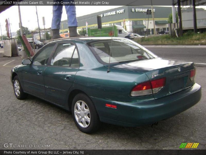  Monarch Green Pearl Metallic / Light Gray 1997 Mitsubishi Galant ES