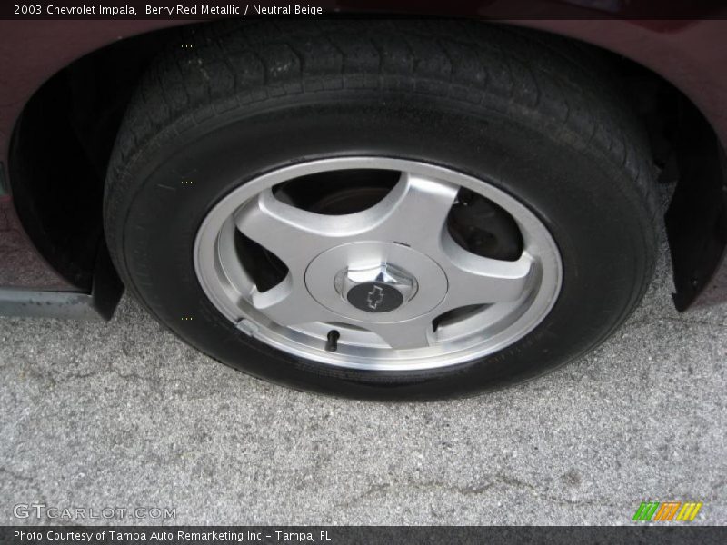 Berry Red Metallic / Neutral Beige 2003 Chevrolet Impala