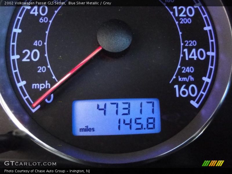 Blue Silver Metallic / Grey 2002 Volkswagen Passat GLS Sedan