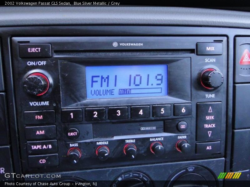 Blue Silver Metallic / Grey 2002 Volkswagen Passat GLS Sedan