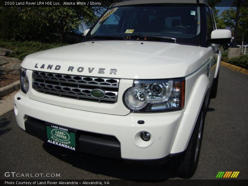 Alaska White / Ebony 2010 Land Rover LR4 HSE Lux
