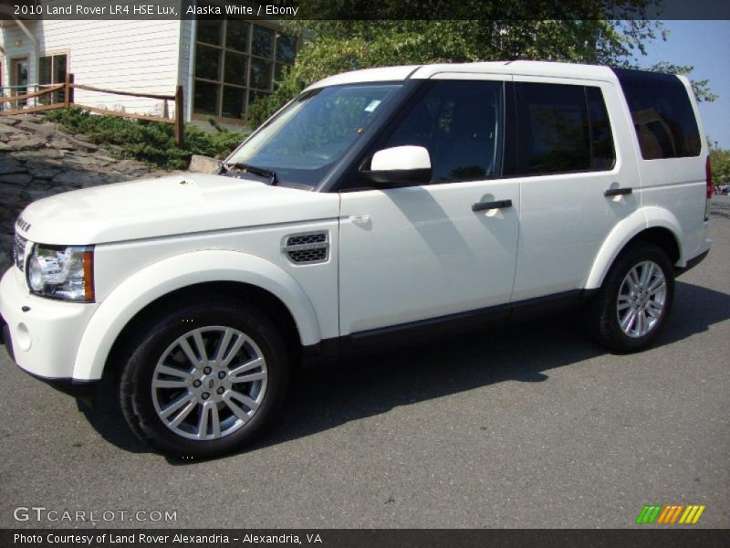 Alaska White / Ebony 2010 Land Rover LR4 HSE Lux