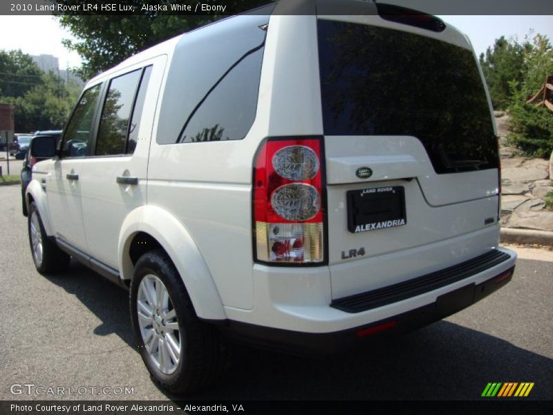 Alaska White / Ebony 2010 Land Rover LR4 HSE Lux