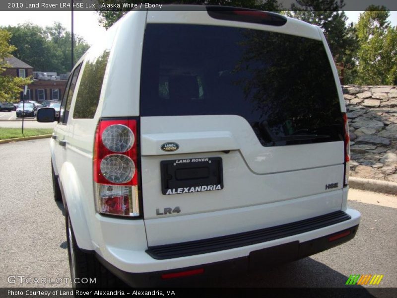 Alaska White / Ebony 2010 Land Rover LR4 HSE Lux