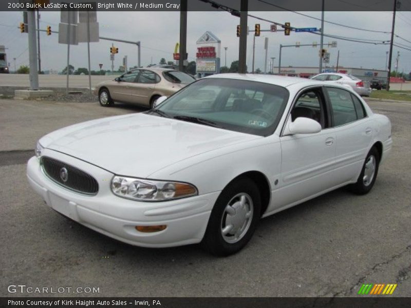 Bright White / Medium Gray 2000 Buick LeSabre Custom