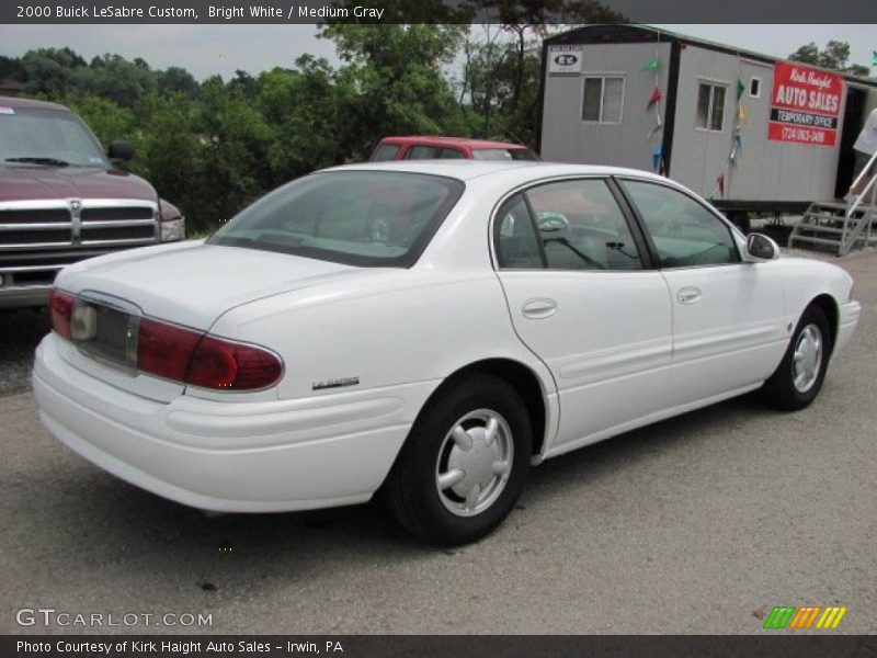 Bright White / Medium Gray 2000 Buick LeSabre Custom