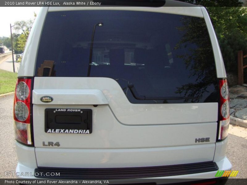 Alaska White / Ebony 2010 Land Rover LR4 HSE Lux