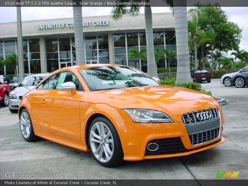 Solar Orange / Black Leather/Alcantara 2010 Audi TT S 2.0 TFSI quattro Coupe