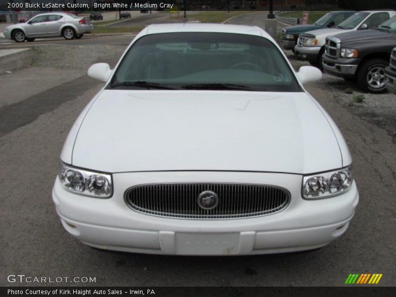 Bright White / Medium Gray 2000 Buick LeSabre Custom