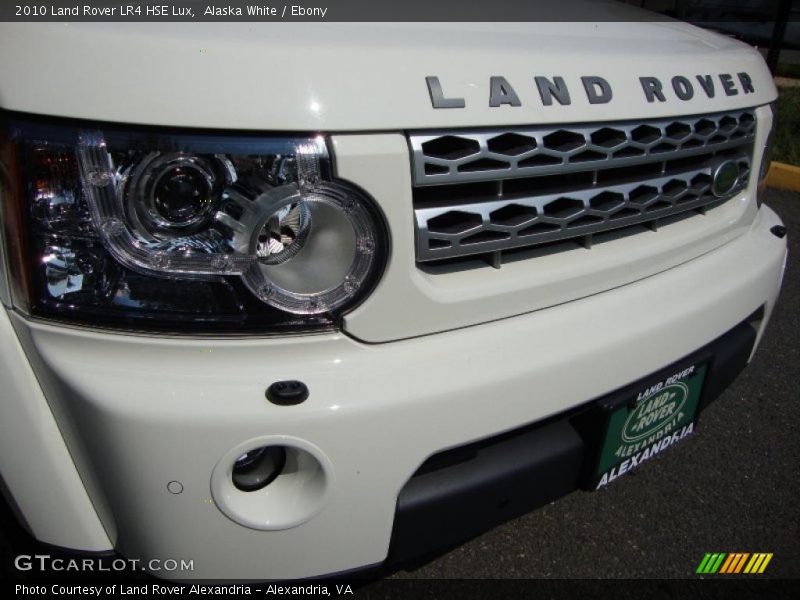 Alaska White / Ebony 2010 Land Rover LR4 HSE Lux