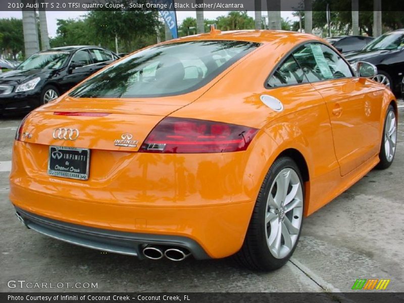 Solar Orange / Black Leather/Alcantara 2010 Audi TT S 2.0 TFSI quattro Coupe