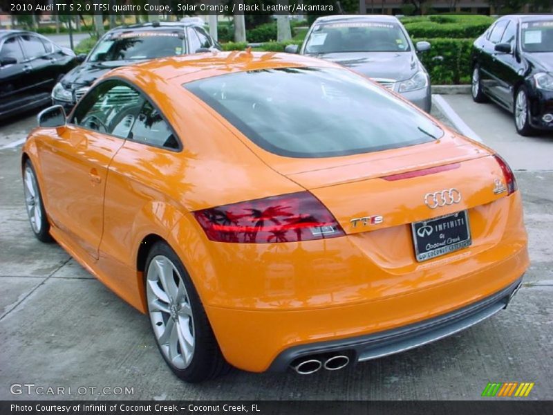 Solar Orange / Black Leather/Alcantara 2010 Audi TT S 2.0 TFSI quattro Coupe