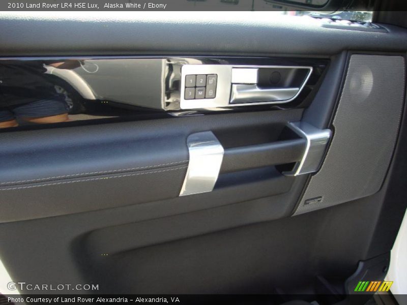 Alaska White / Ebony 2010 Land Rover LR4 HSE Lux