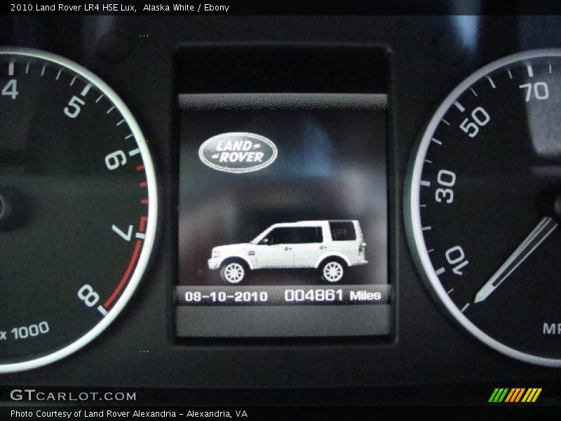 Alaska White / Ebony 2010 Land Rover LR4 HSE Lux