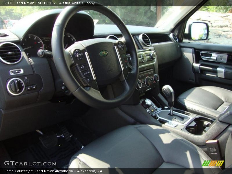 Alaska White / Ebony 2010 Land Rover LR4 HSE Lux