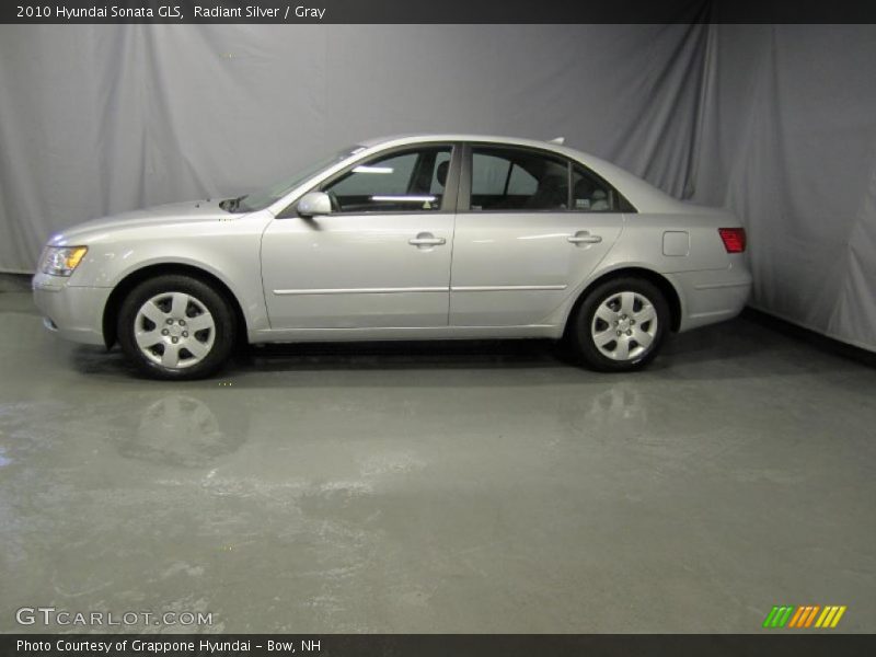 Radiant Silver / Gray 2010 Hyundai Sonata GLS
