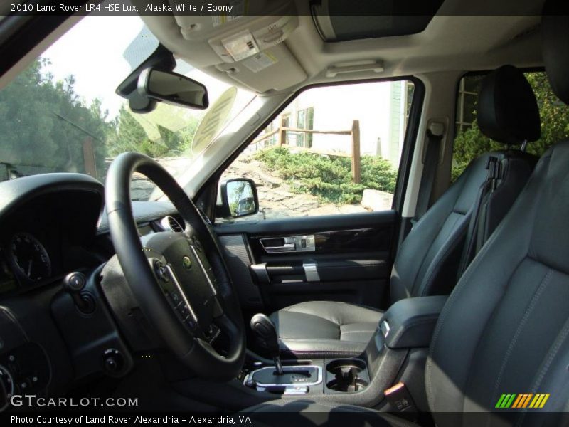 Alaska White / Ebony 2010 Land Rover LR4 HSE Lux