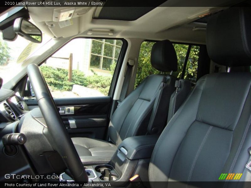Alaska White / Ebony 2010 Land Rover LR4 HSE Lux