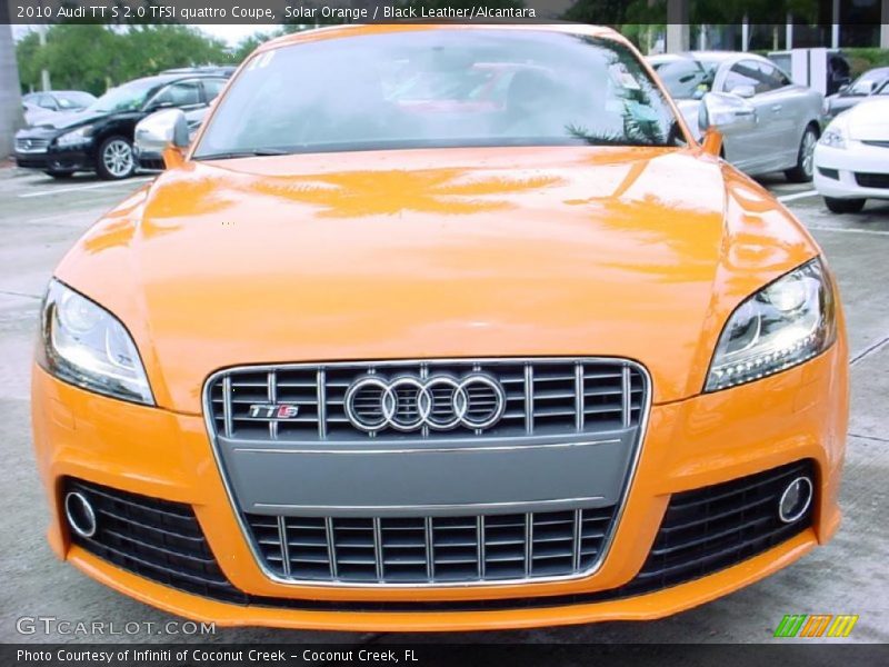 Solar Orange / Black Leather/Alcantara 2010 Audi TT S 2.0 TFSI quattro Coupe