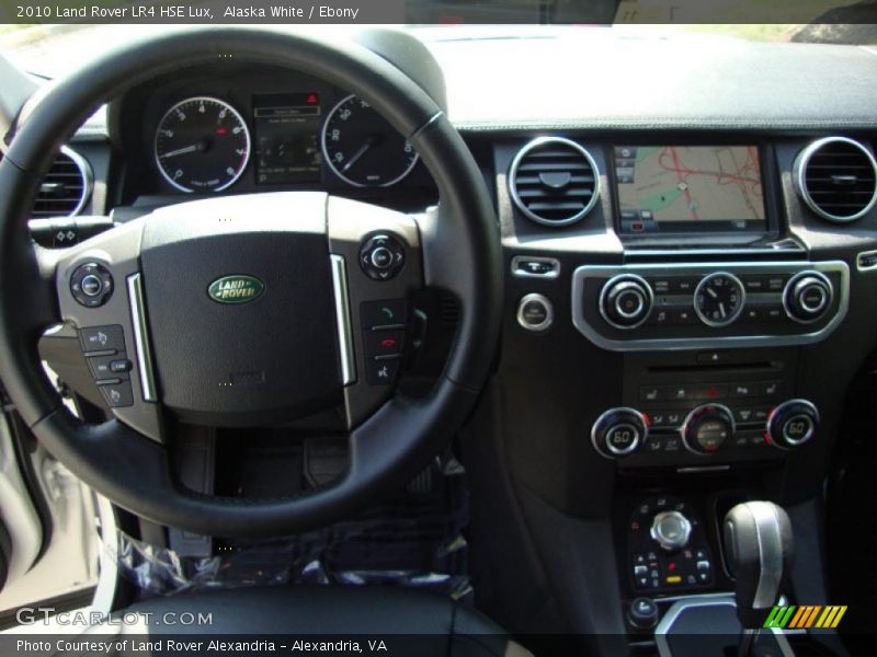 Alaska White / Ebony 2010 Land Rover LR4 HSE Lux