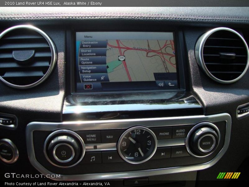 Alaska White / Ebony 2010 Land Rover LR4 HSE Lux