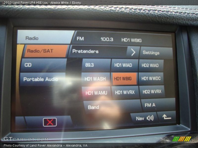 Alaska White / Ebony 2010 Land Rover LR4 HSE Lux