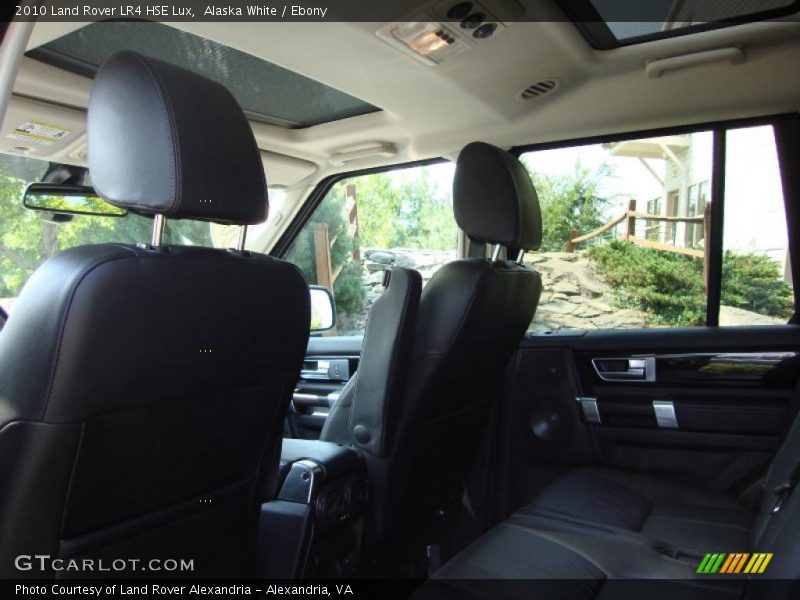 Alaska White / Ebony 2010 Land Rover LR4 HSE Lux