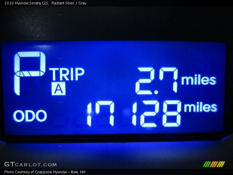 Radiant Silver / Gray 2010 Hyundai Sonata GLS