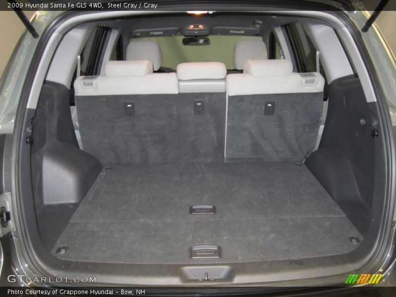 Steel Gray / Gray 2009 Hyundai Santa Fe GLS 4WD