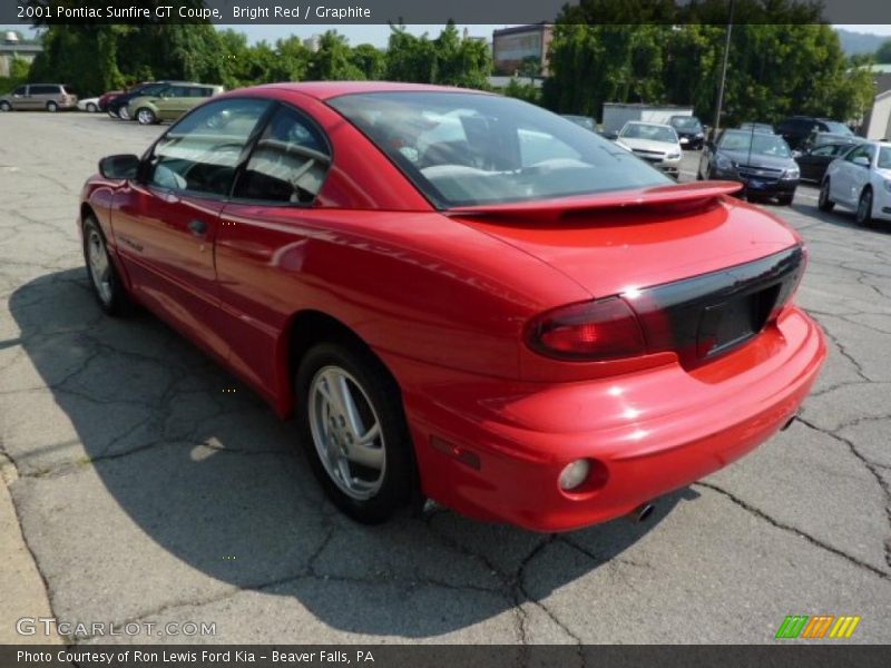 Bright Red / Graphite 2001 Pontiac Sunfire GT Coupe