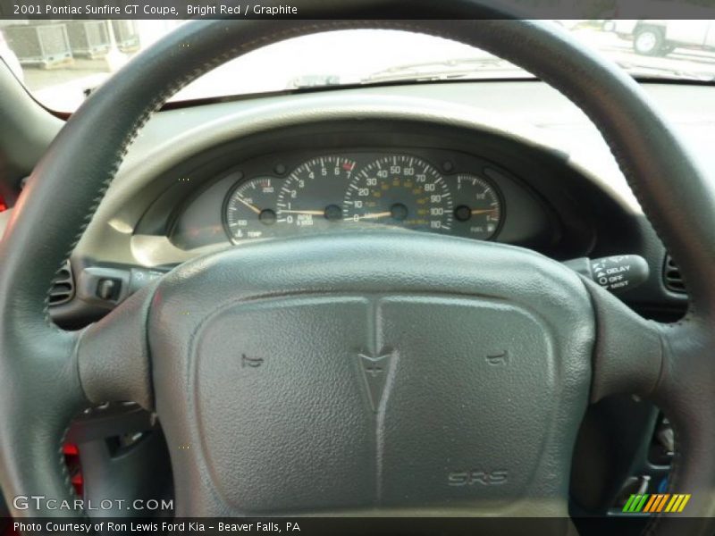 Bright Red / Graphite 2001 Pontiac Sunfire GT Coupe